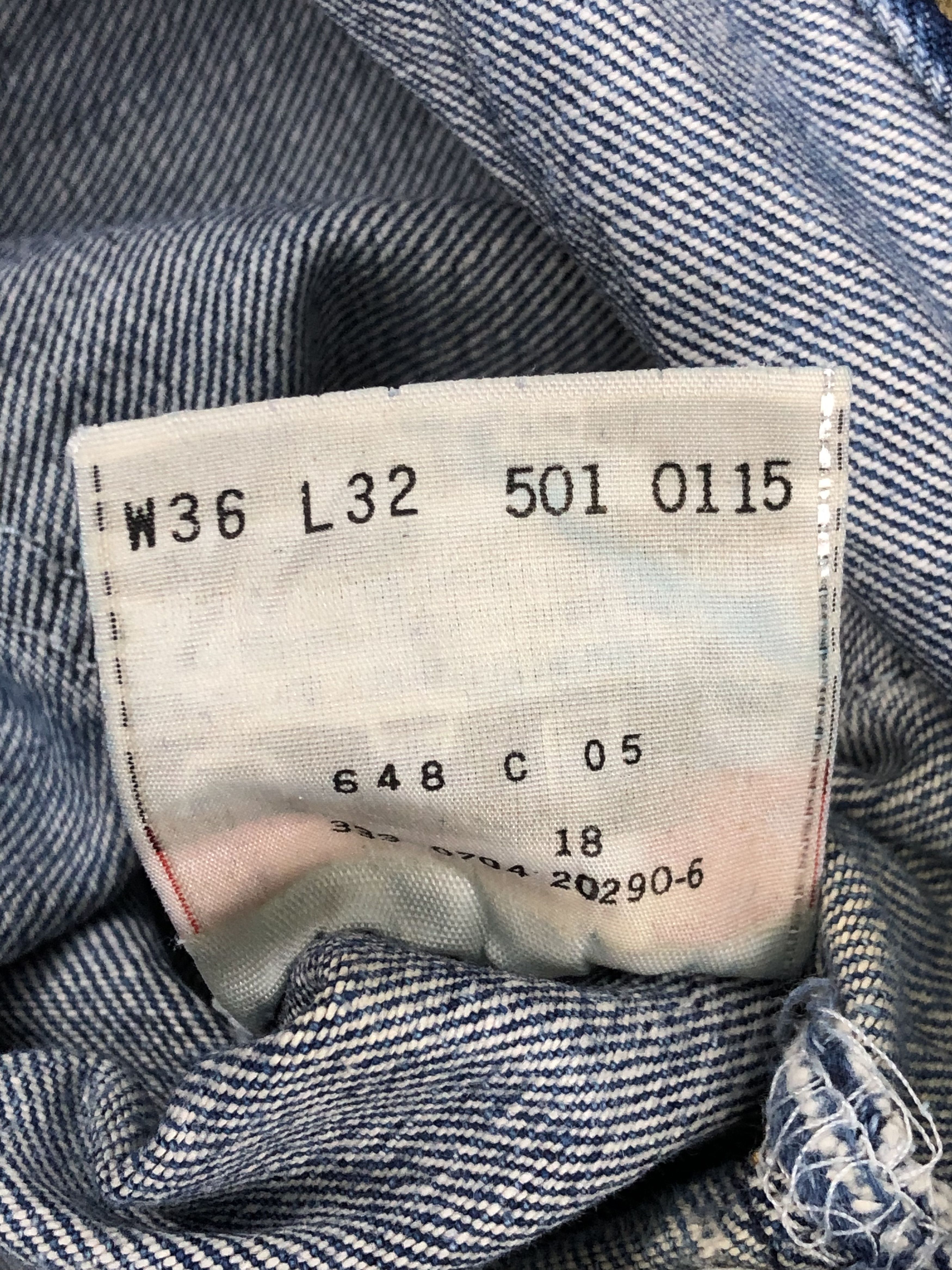 Levi's Vintage Levis 501 Faded Blue Jeans DPP0260 Size US 34 / EU 50 - 8 Thumbnail