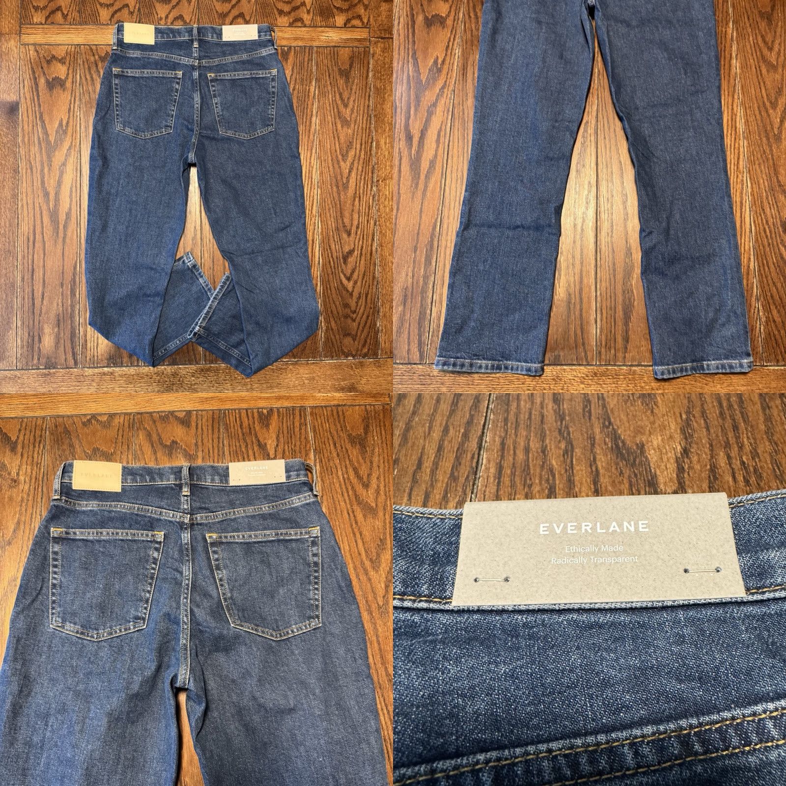 Everlane Everlane Jeans Womens 28R Blue The Original Cheeky Stretch Organic Cotton Size 28" / US 6 / IT 42 - 8 Thumbnail
