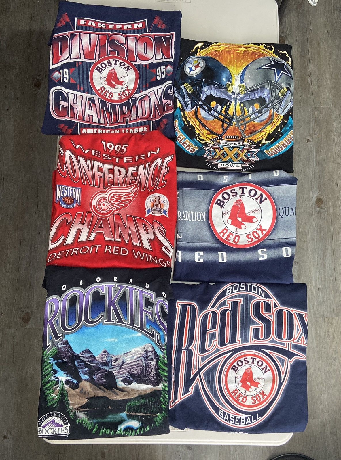 Vintage Bundle Random Vintage Tees 80s 90s Various Sizes Size US XL / EU 56 / 4 - 1 Thumbnail