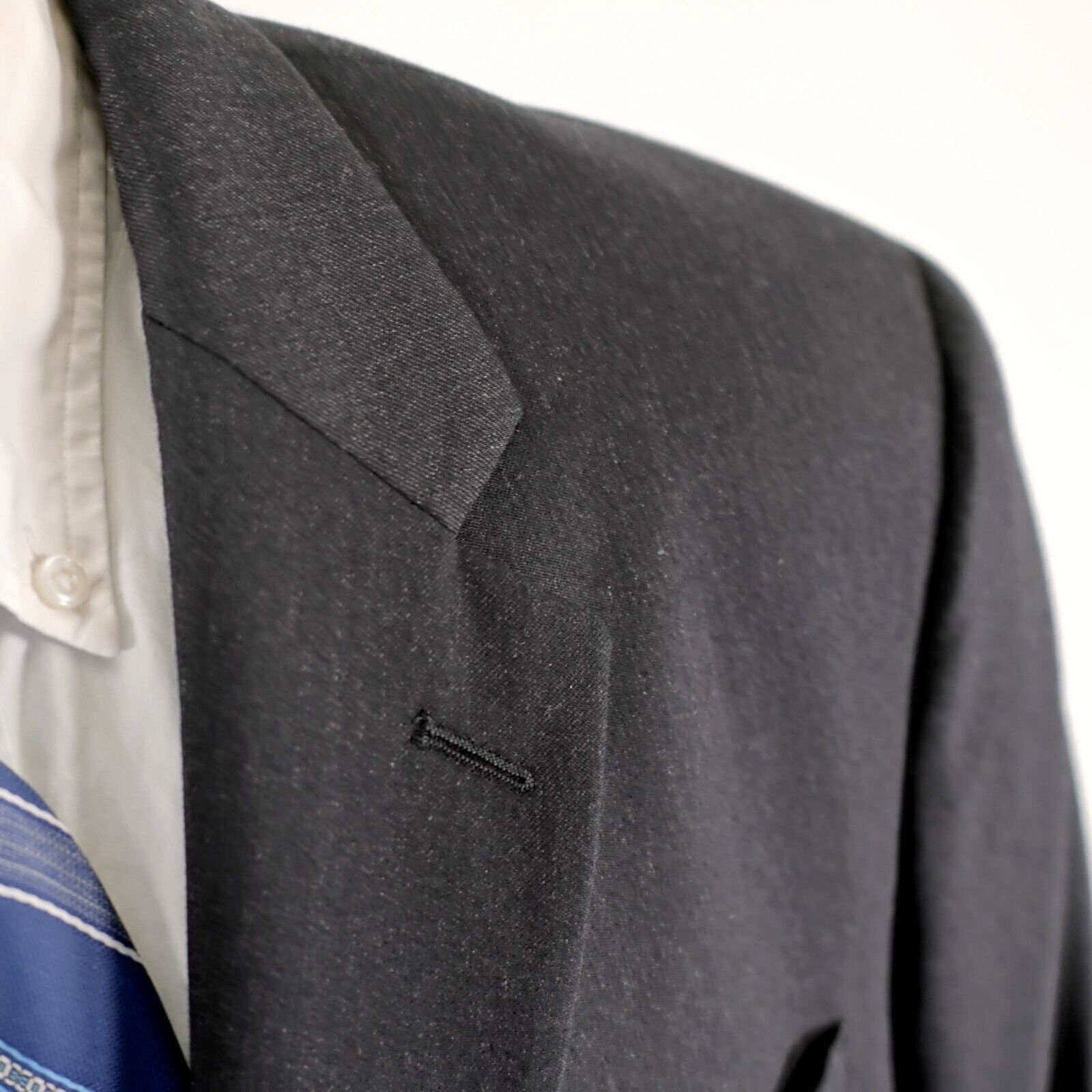 Joseph & Feiss Joseph & Feiss International Wool Gray 2 Button Blazer 44R Size 44R - 2 Thumbnail