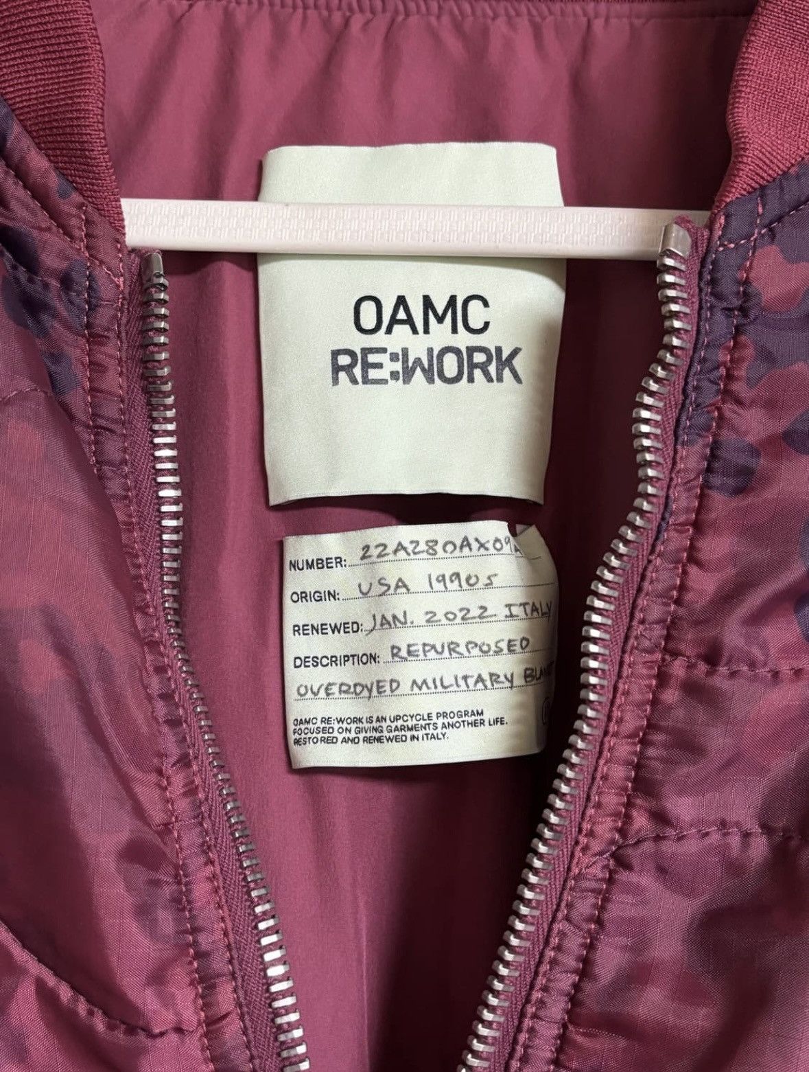 OAMC Oamc repurpose overdyed military jacket Size US M / EU 48-50 / 2 - 4 Thumbnail