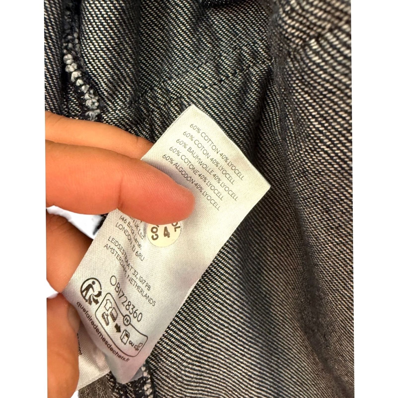 Anthropologie VINTAGE Anthropologie X Pilcro Denim Trench Coat Jacket Dolman Oversized Dark Washed M Womens Size M / US 6-8 / IT 42-44 - 4 Thumbnail
