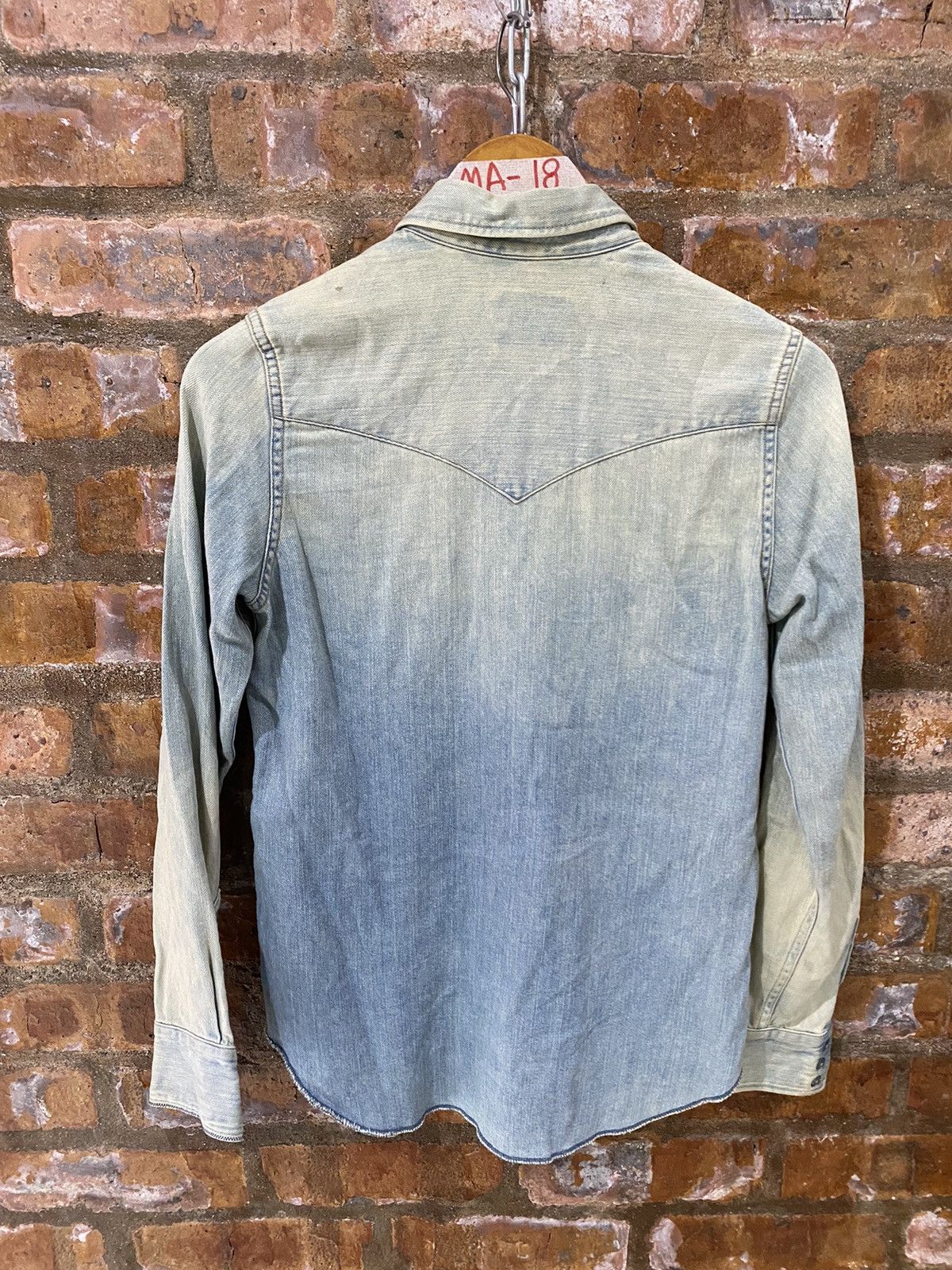 Hysteric Glamour 1990s Embroidered denim shirt Size US S / EU 44-46 / 1 - 10 Thumbnail