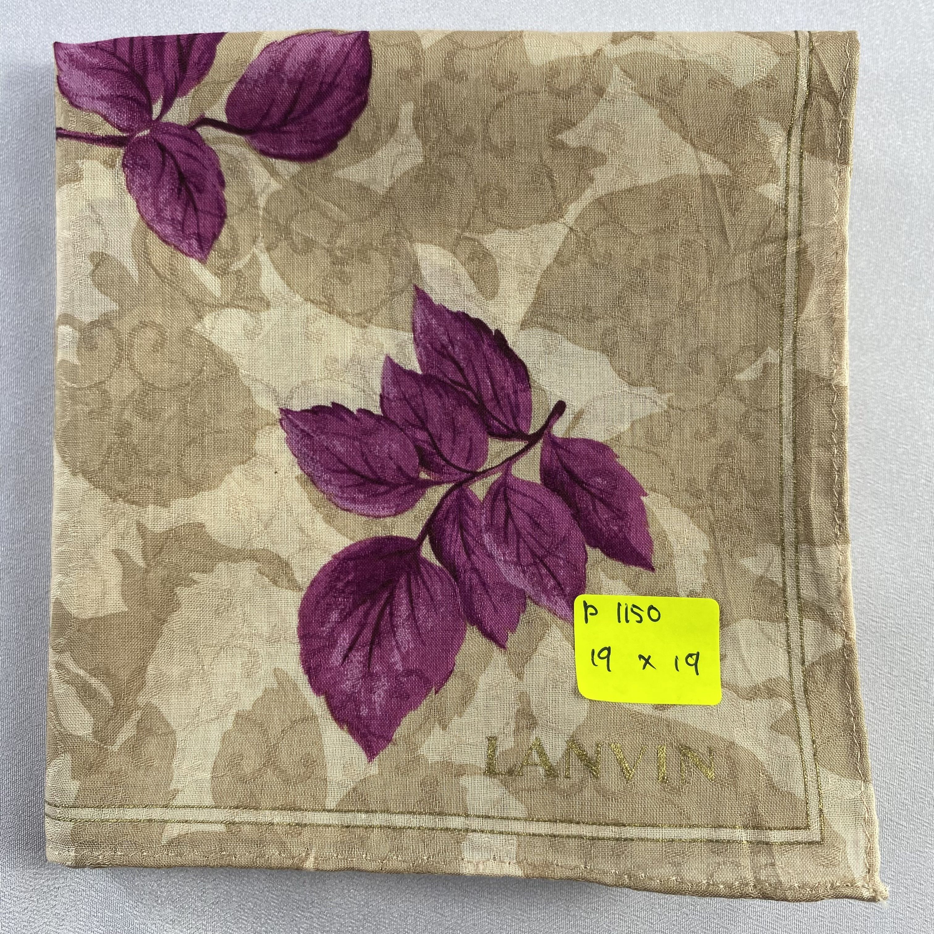 Lanvin × Vintage Lanvin Handkerchief / Neckerchief / Bandana-P1150 Size ONE SIZE - 5 Thumbnail
