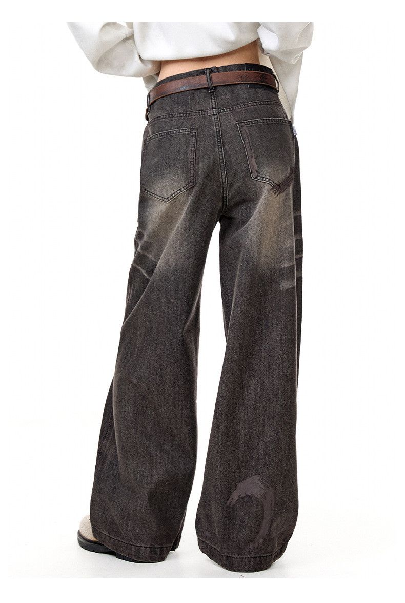 Vintage American retro distressed loose-fitting jeans for men Size US 32 / EU 48 - 5 Thumbnail