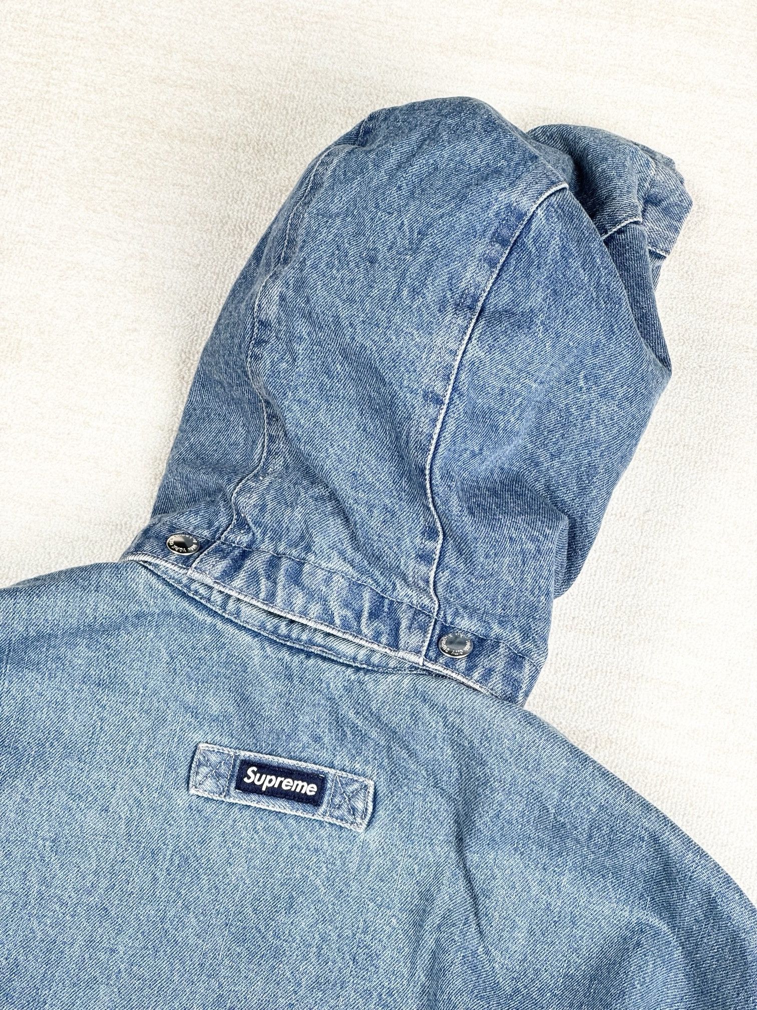 Supreme hooded utility jacket | Grailed