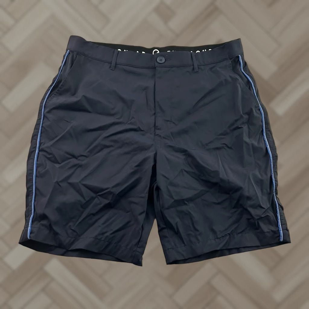 Vintage Extracurricular Flat Front Nylon Golf Shorts Men's 34 Blue Clothing Style: Chino, Flat Front, Nylon, Button-Up? Size US 34 / EU 50 - 1 Thumbnail