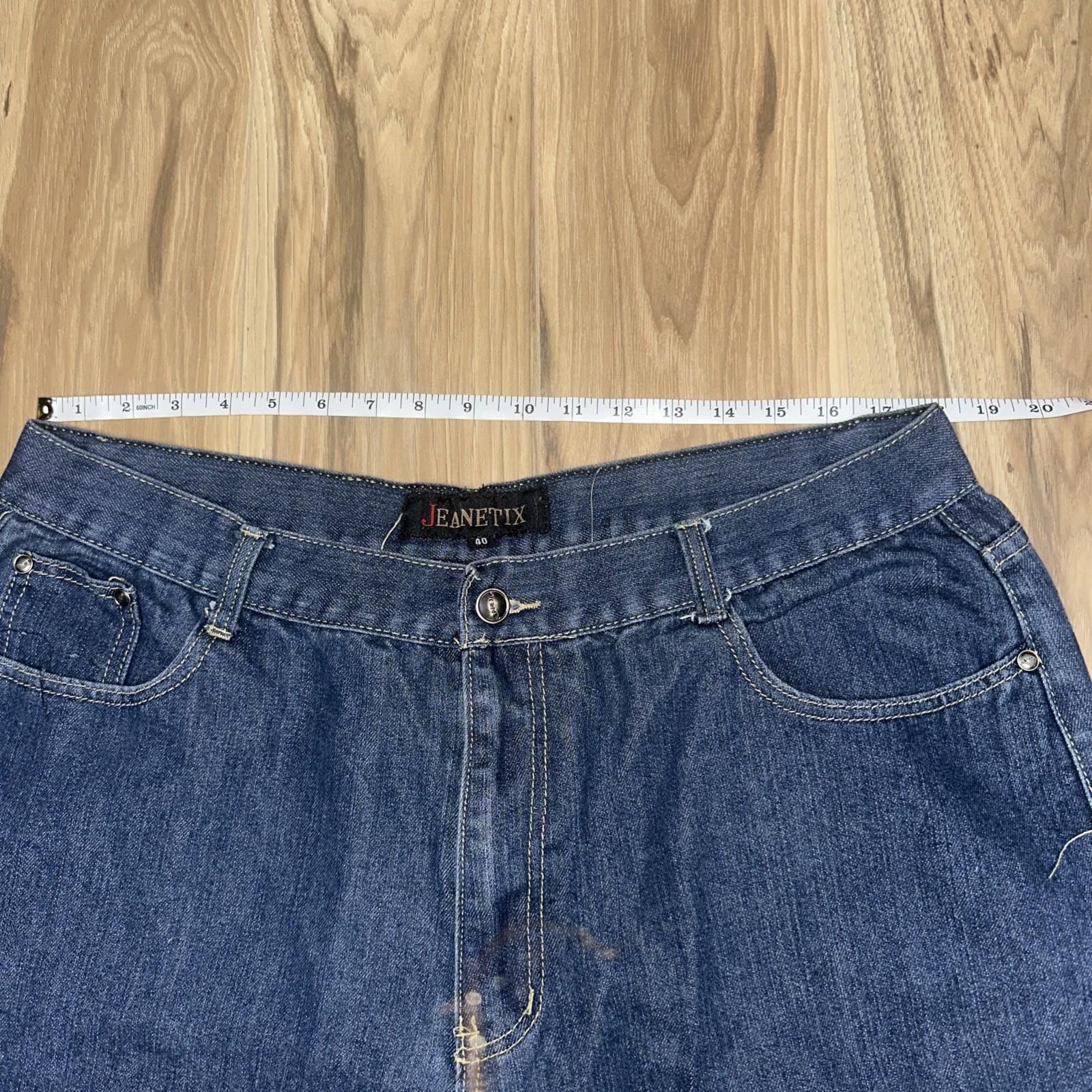 JEANERICA Jeanetix Blue Denim Hip Hop Bermuda Shorts Size 40 Size US 40 / EU 56 - 4 Thumbnail