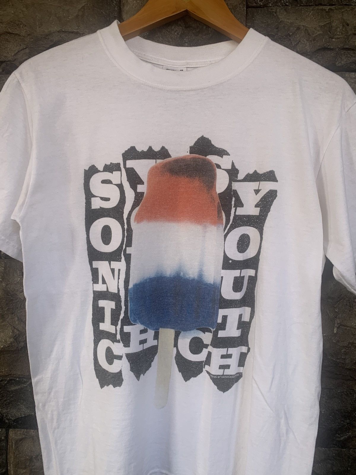 Band Tees × Vintage Vintage Sonic Youth Bomb Pop Ice Cream Band T shirt Size US S / EU 44-46 / 1 - 2 Thumbnail