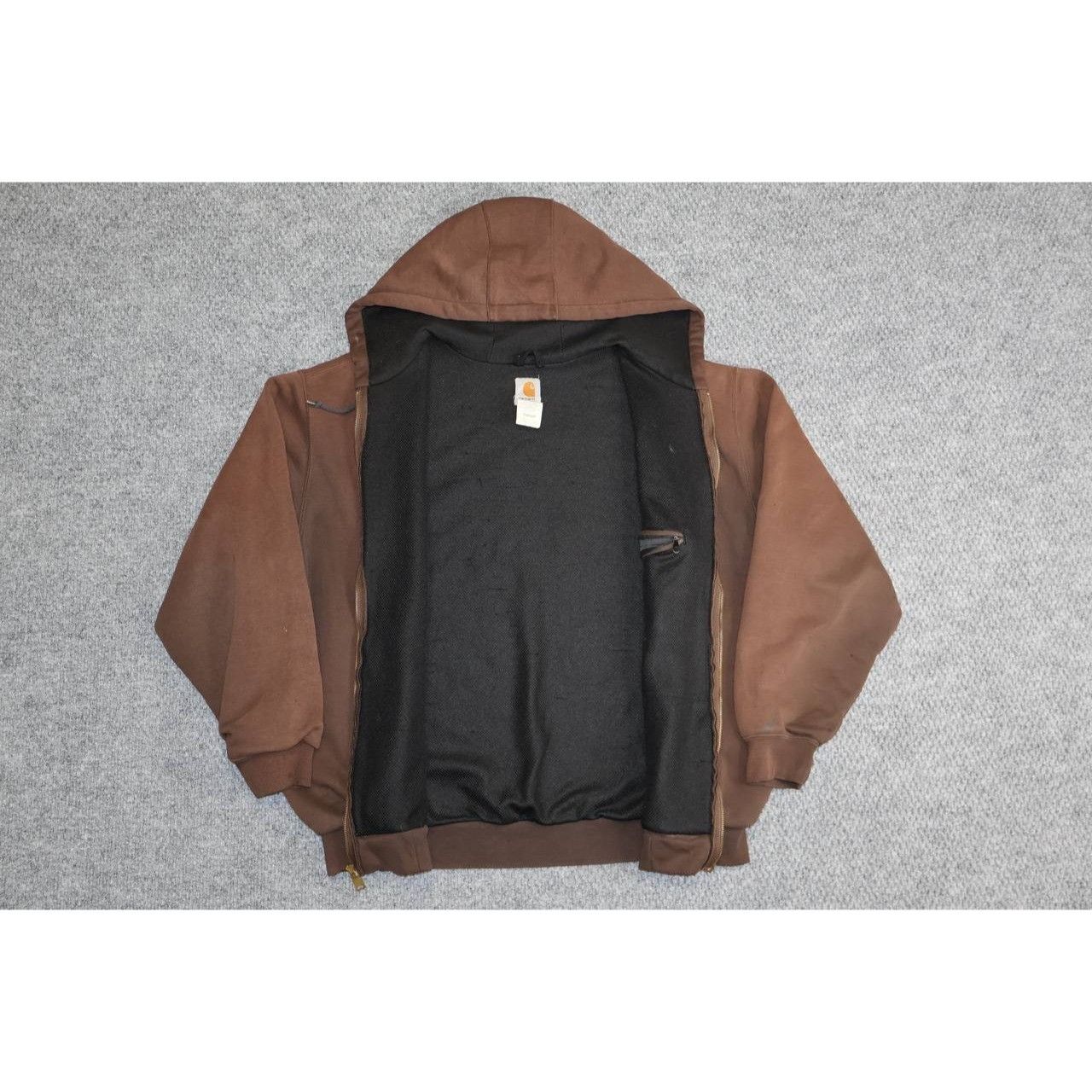 Carhartt Vintage 90s Carhartt Jacket Thermal Lined Mens XL J168 DKB Size US XL / EU 56 / 4 - 4 Thumbnail