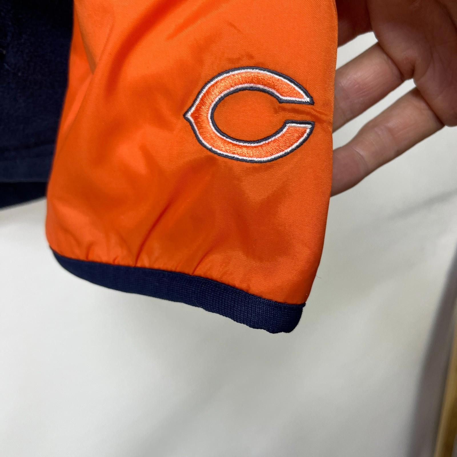 Nike Vintage Chicago Bears Zip Up Sweater Fleece Womens Medium Size ONE SIZE - 8 Thumbnail