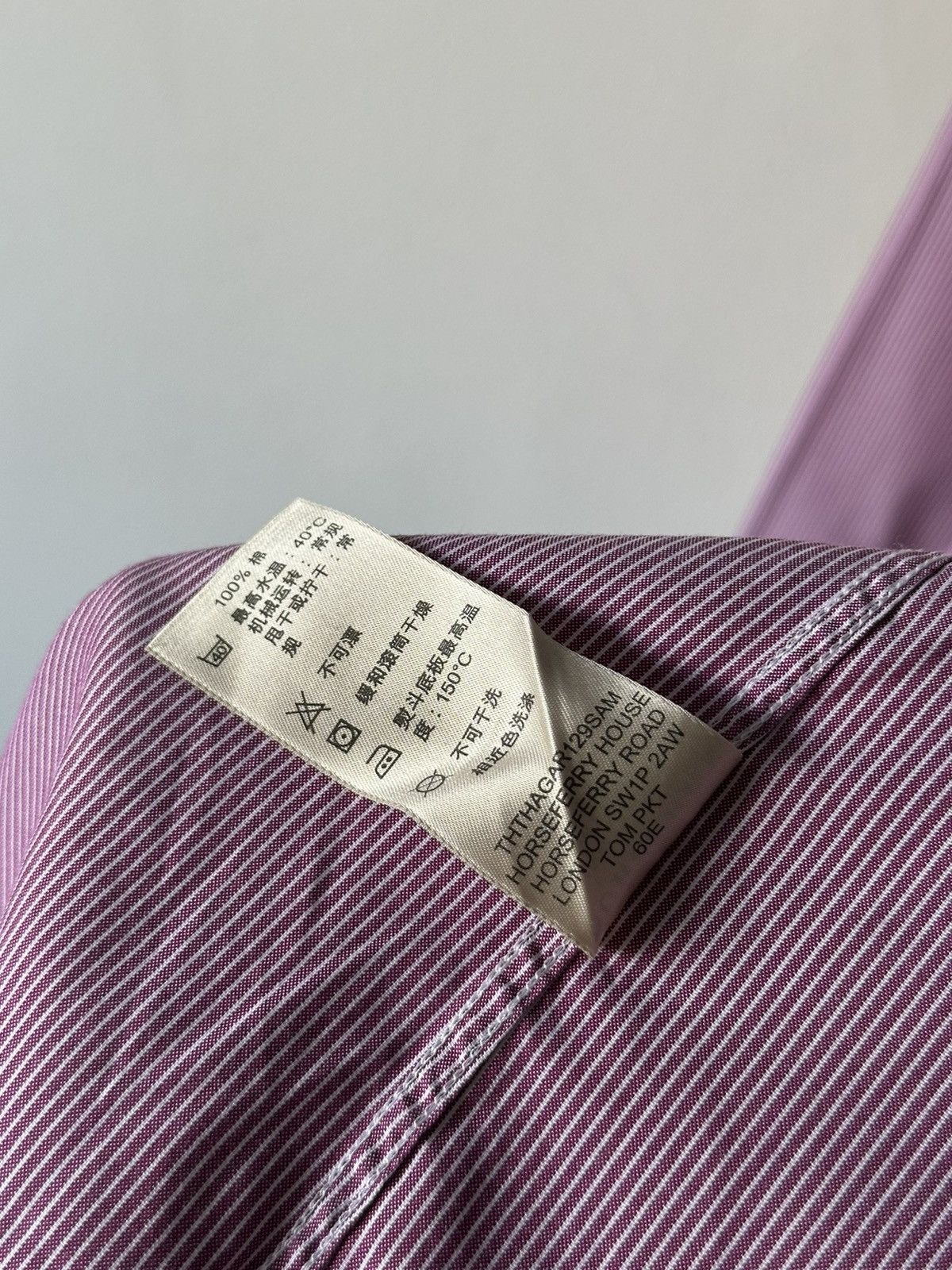 Burberry Burberry Brit Shirt Long Sleeve Burgundy Plaid Nova CheckCuff Size US XXL / EU 58 / 5 - 10 Thumbnail