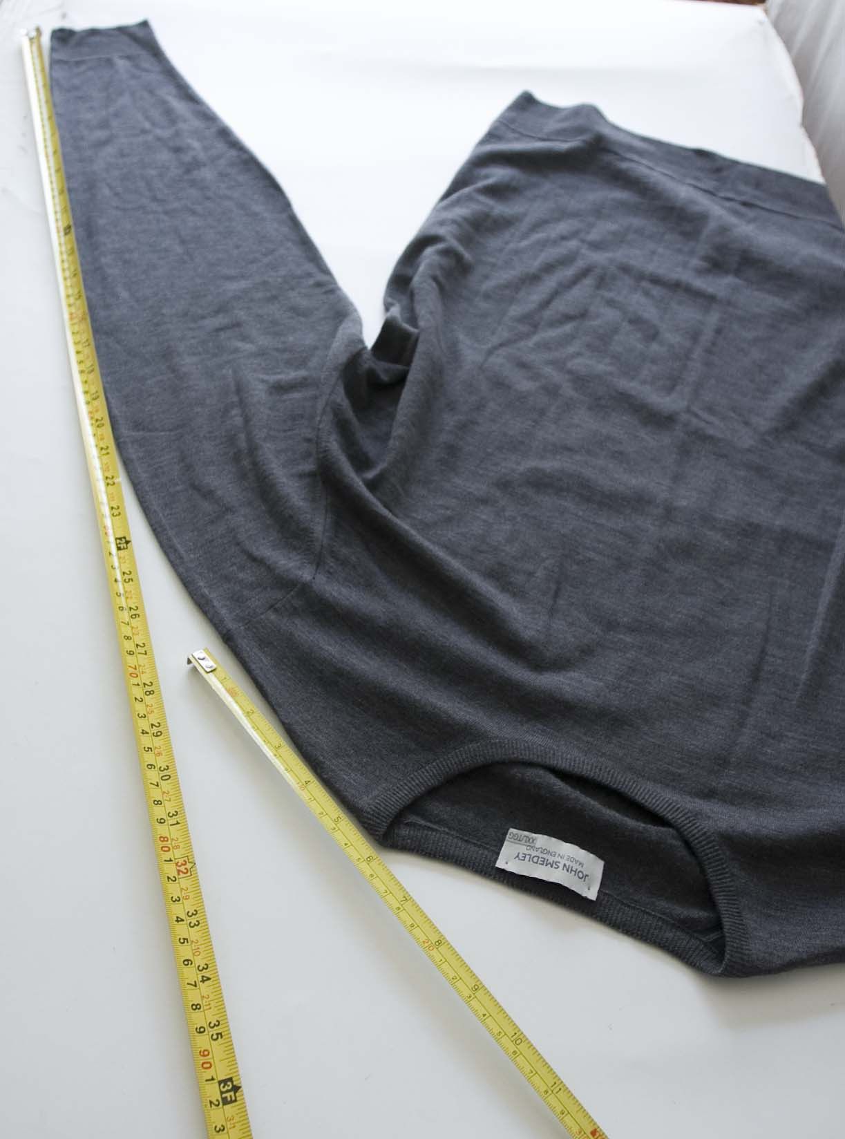 John Smedley John Smedley Sweater Wool Size XXL Gray Size US XXL / EU 58 / 5 - 3 Thumbnail