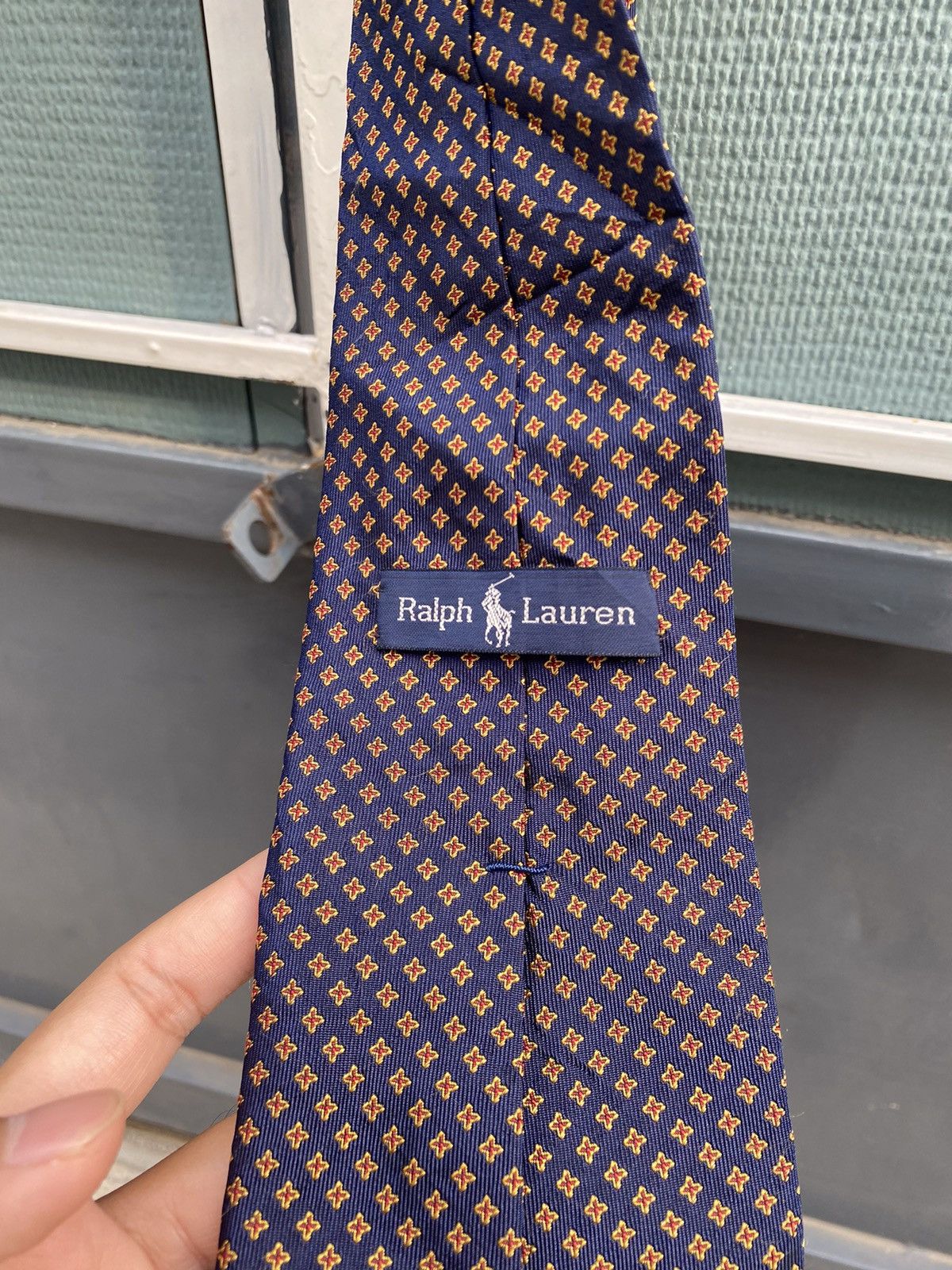 Ralph Lauren × Vintage Vintage polo ralph lauren tie made by hand Size ONE SIZE - 7 Thumbnail