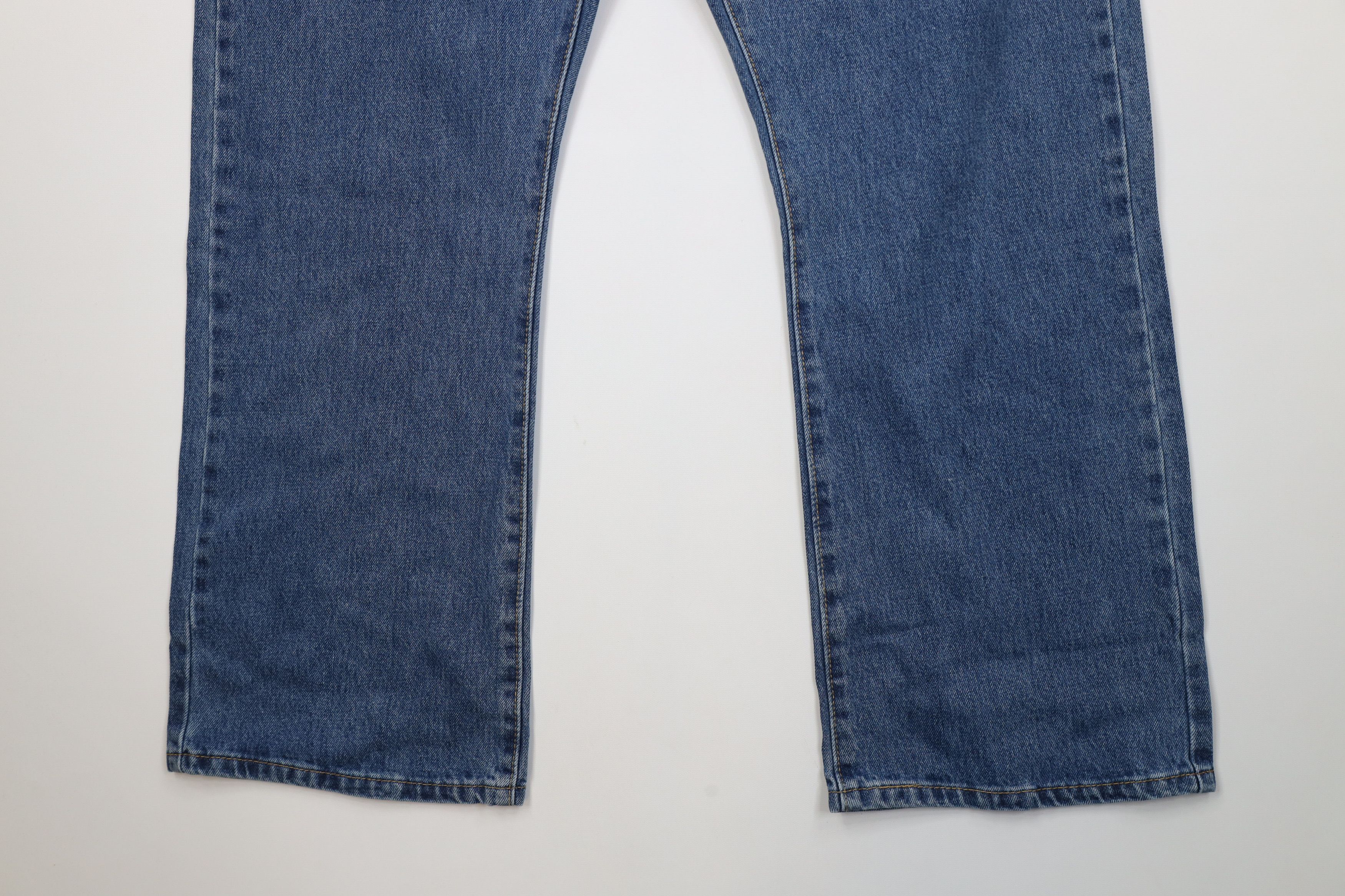Levi's Vintage Y2K Levis 517 Western Wide Leg Denim Jeans Blue Size US 42 / EU 58 - 4 Thumbnail