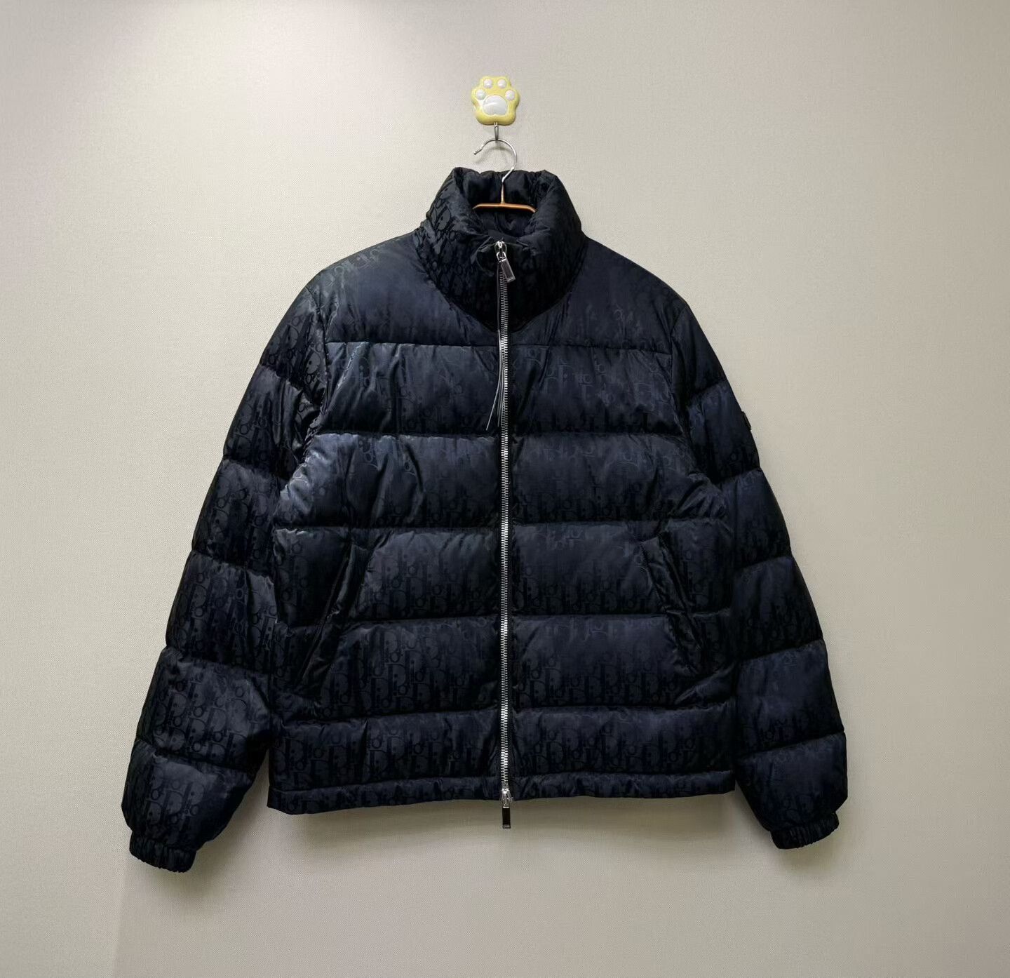 Dior dior black logo puffer jacket size 46 Size US L / EU 52-54 / 3 - 1 Thumbnail