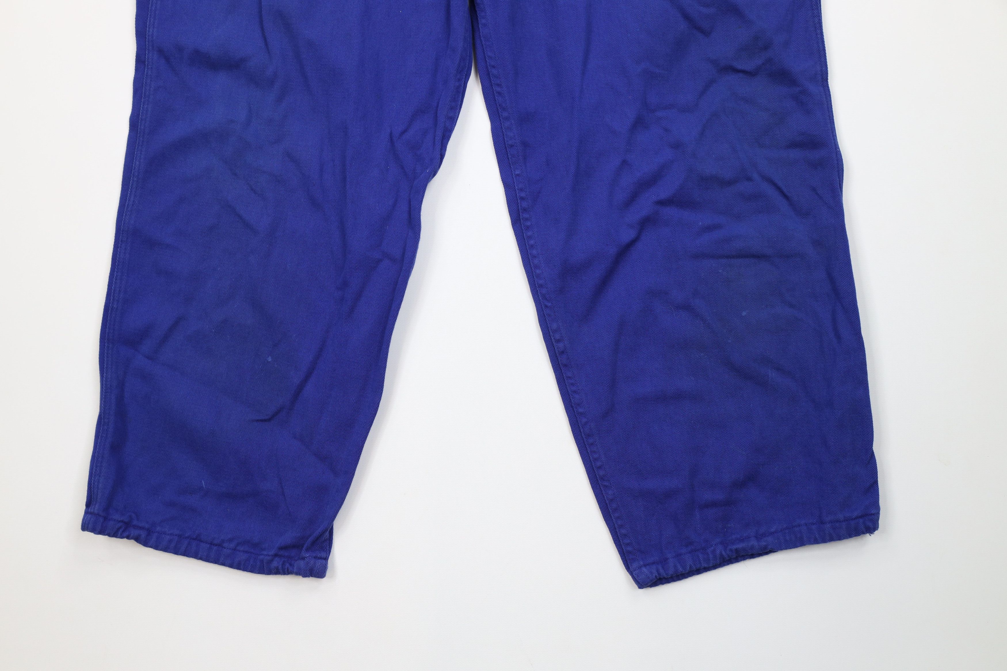 Vintage Vintage 40s 50s Button Fly Baseball Uniform Pants Blue USA Size US 34 / EU 50 - 4 Thumbnail
