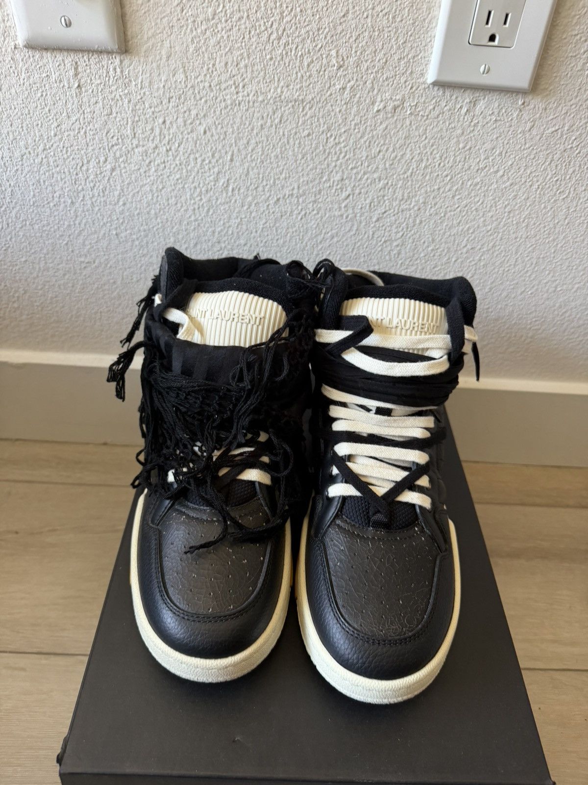 Saint Laurent Paris $2K Cure 05 Smith Hightop Sneakers 42 Size US 9 / EU 42 - 2 Thumbnail