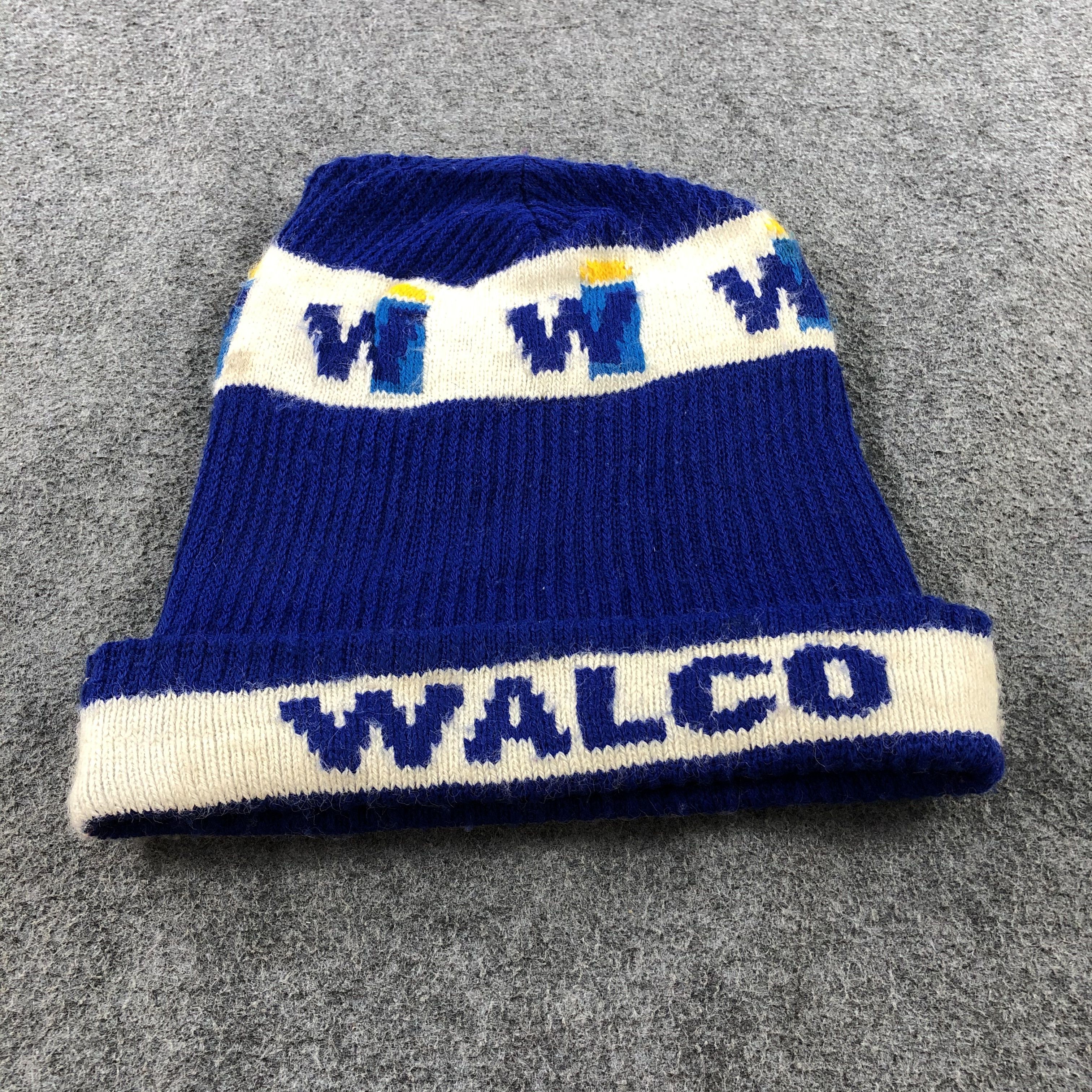 Vintage Walco Blue Beanie Snowcap Snow Hat B495 Size ONE SIZE - 3 Thumbnail