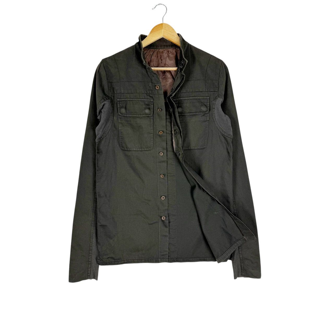 Rick Owens 🔥RICK OWENS DRK SHADOW BUTTON SHIRTS JACKET Size US M / EU 48-50 / 2 - 7 Thumbnail