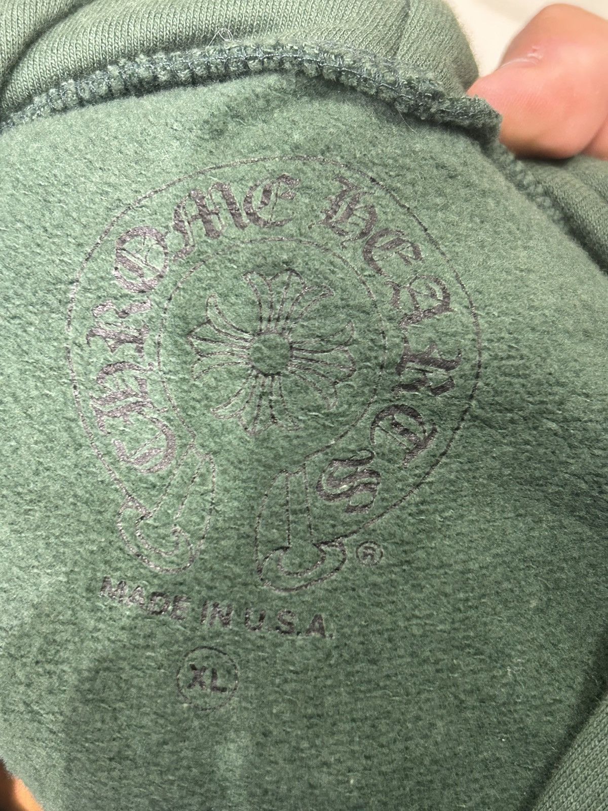Chrome Hearts Chrome Hearts Green Orange hoodie Size US XL / EU 56 / 4 - 5 Thumbnail