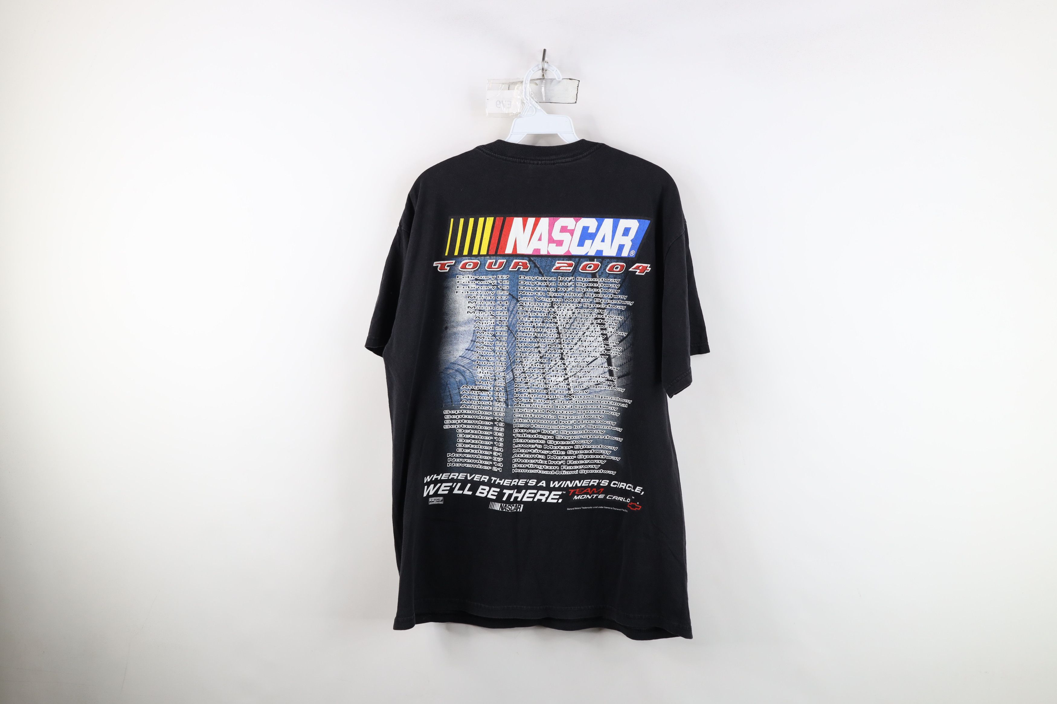 Vintage Vintage Y2K 2004 Nascar Print Chevrolet Monte Carlo T-Shirt Size US L / EU 52-54 / 3 - 12 Thumbnail