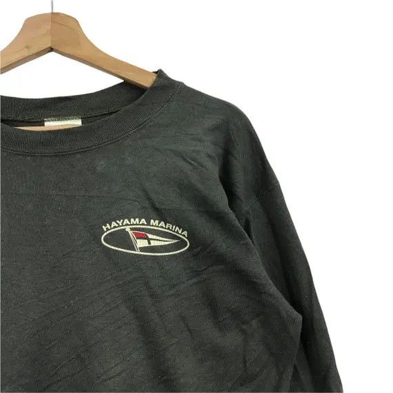 Vintage Vtg HAYAMA MARINA YACHT Club Japan Surf Sweatshirt Pullover Size US M / EU 48-50 / 2 - 4 Thumbnail