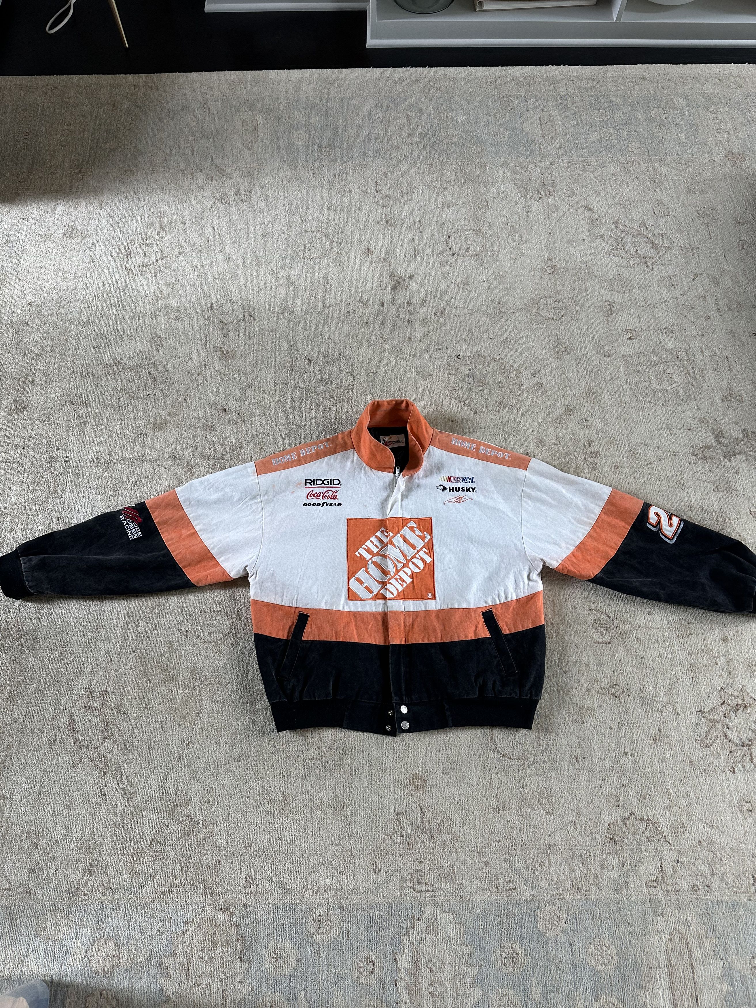 Vintage NASCAR Home Depot Heavy Jacket – Tony Stewart #20