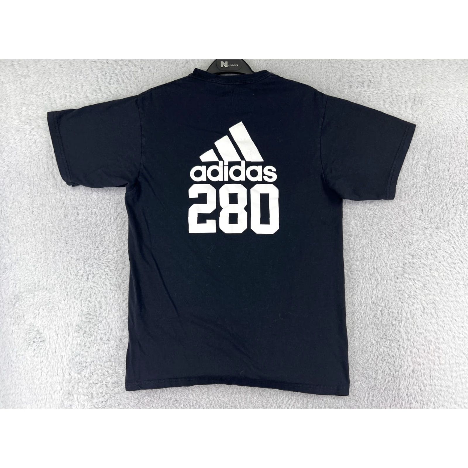 Adidas adidas Shirt Men Medium Black Inferno Soccerclub 280 Short Sleeve Crew Neck Size US M / EU 48-50 / 2 - 2 Thumbnail