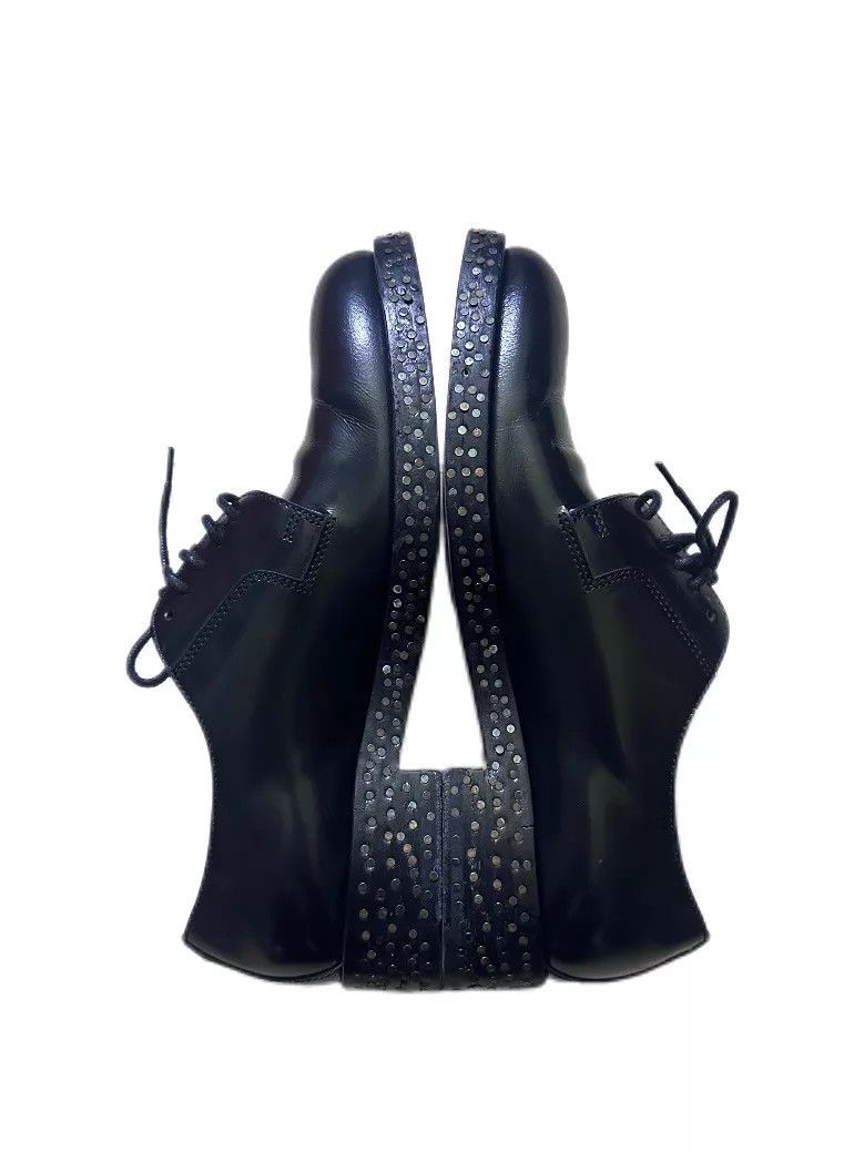 Maison Margiela Maison Margiela Nail Sole Studded Black Leather Derby Size US 6.5 / IT 36.5 - 2 Thumbnail