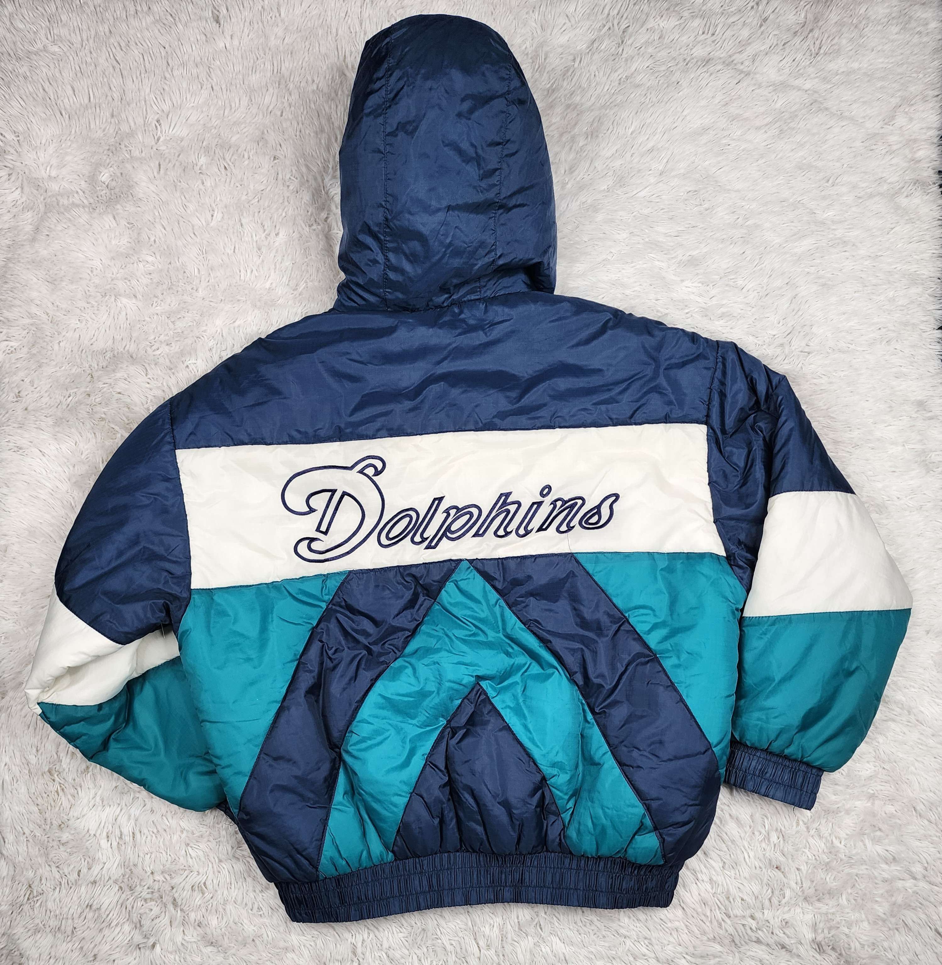 NFL Vintage NFL Miami Dolphins Pro player puffer jacket Size US L / EU 52-54 / 3 - 8 Thumbnail