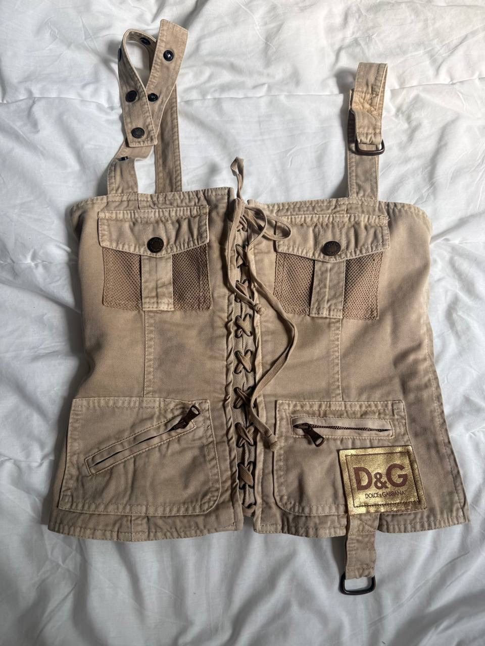 Dolce & Gabbana D&G Vintage Technical Corset Size M / US 6-8 / IT 42-44 - 3 Thumbnail