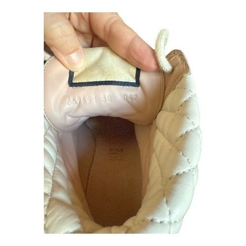 Gucci GUCCI Apollo GG Monogram Combat Boots EU 38 US 8 White Beige Size US 8 / IT 38 - 7 Thumbnail