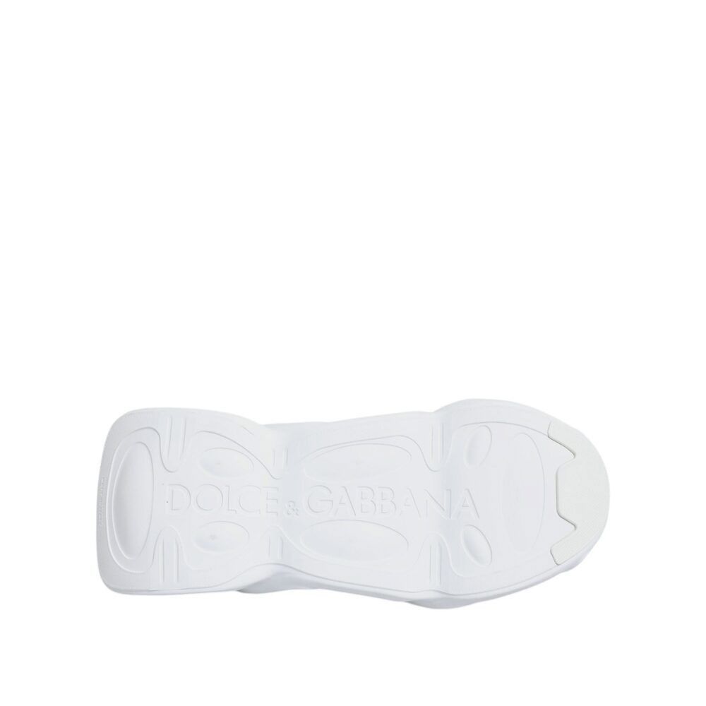 Dolce & Gabbana Dolce & Gabbana White Slip On Wave Low Top Sneakers Shoes Size US 5 / IT 35 - 8 Thumbnail