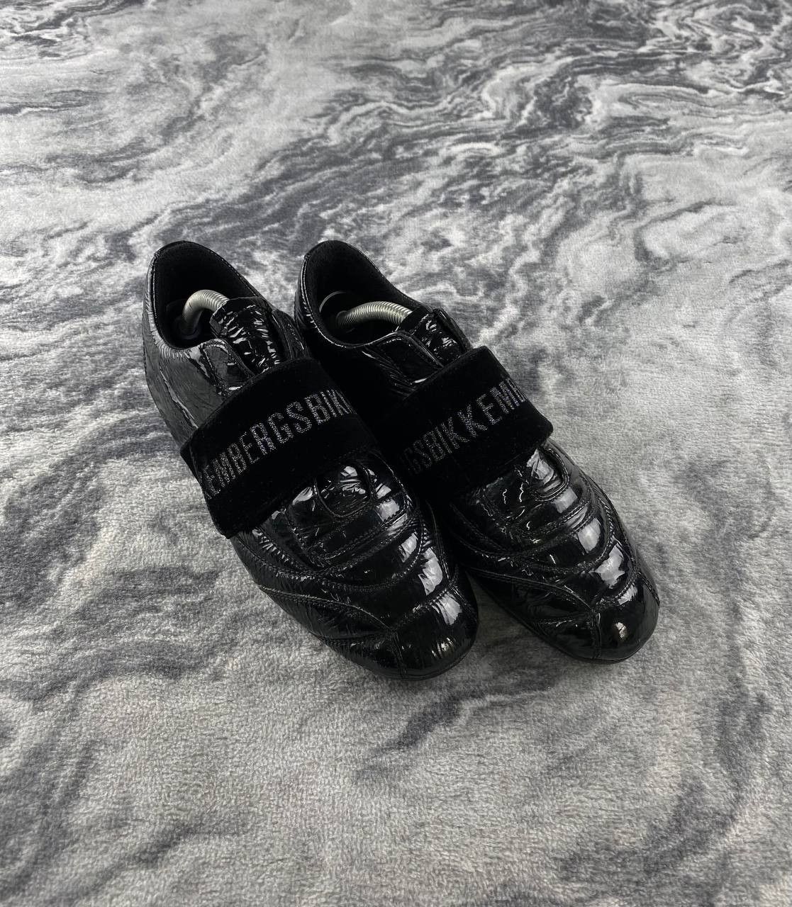 Dirk Bikkembergs Glossy Dirk Bikkembergs Glossy Leather Low Top Sneakers Size US 8 / IT 38 - 3 Thumbnail