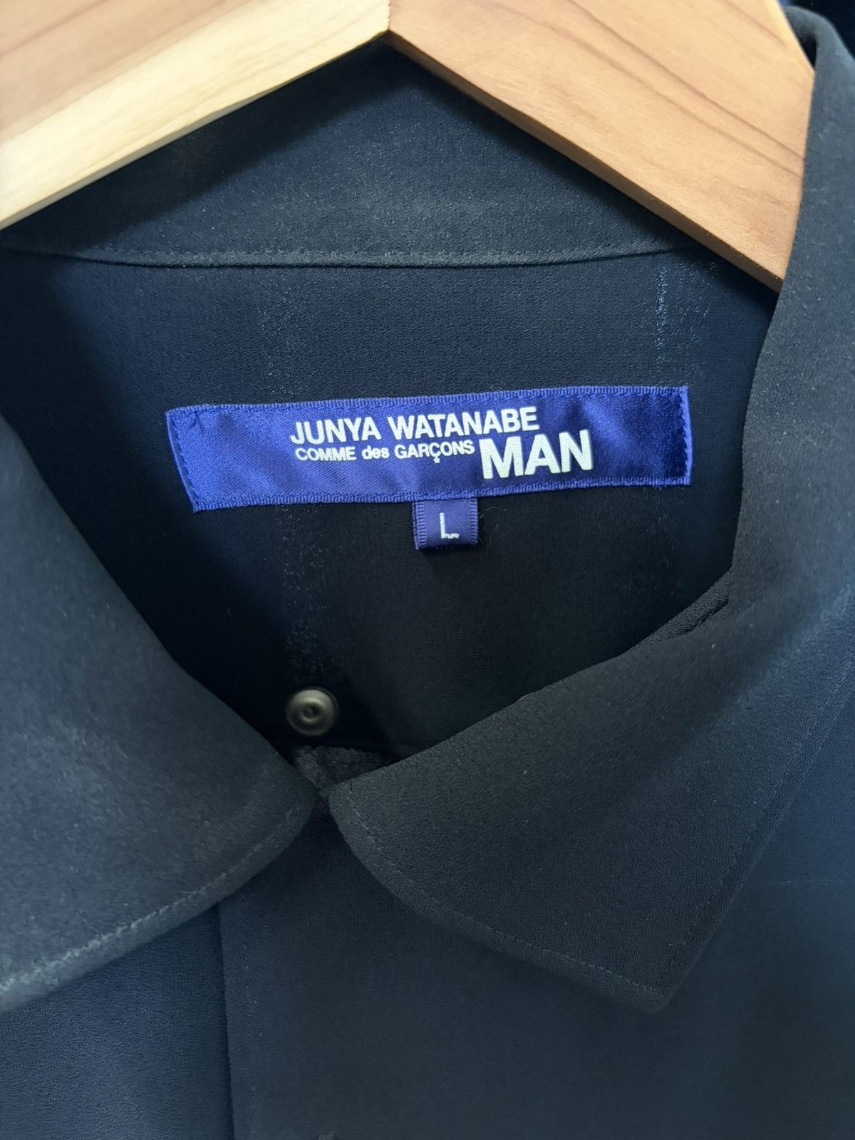 Junya Watanabe SS03 Back Stud Button Shirt Size US L / EU 52-54 / 3 - 3 Thumbnail