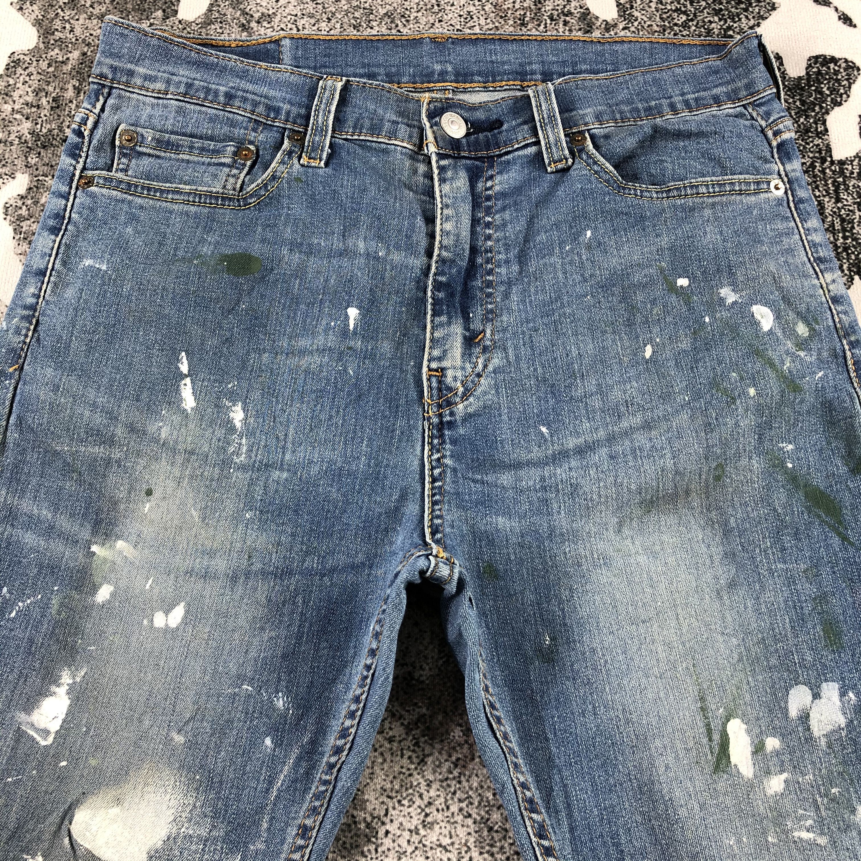 Levi's Levis 510 Jeans Painted Denim KJ1361 Size US 32 / EU 48 - 3 Thumbnail