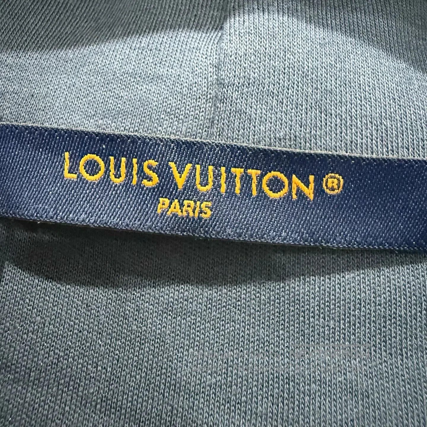 Louis Vuitton louis vuitton embroidered letter zip hoodie. Size US XL / EU 56 / 4 - 3 Thumbnail