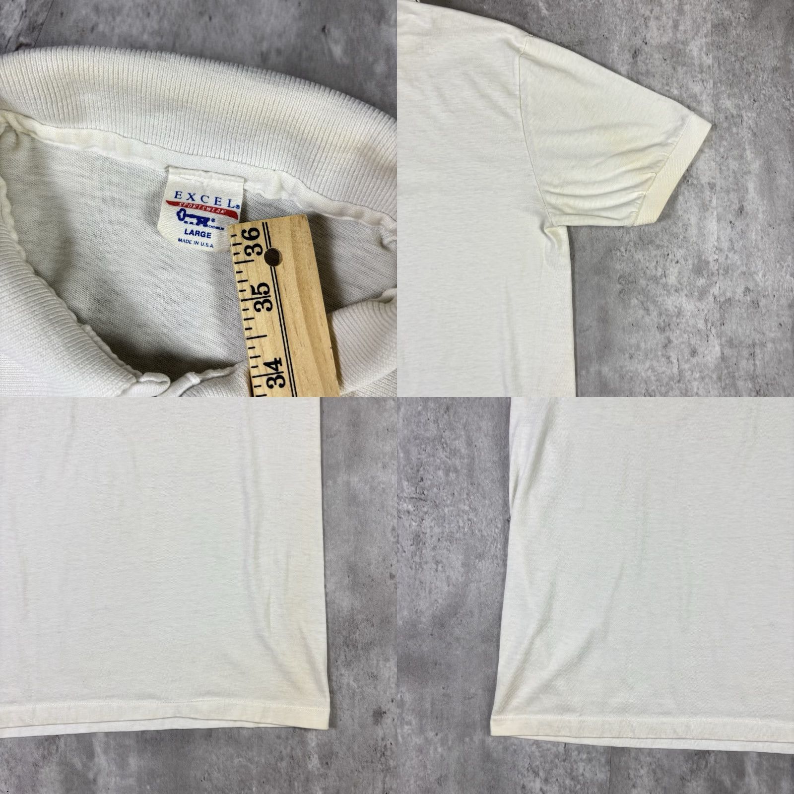 Vintage VINTAGE Iowa University 80s Collared Polo T Shirt L White Cotton Men Regular 32 Degrees Cool 80s Theme Baseball Shirt Size US L / EU 52-54 / 3 - 9 Thumbnail