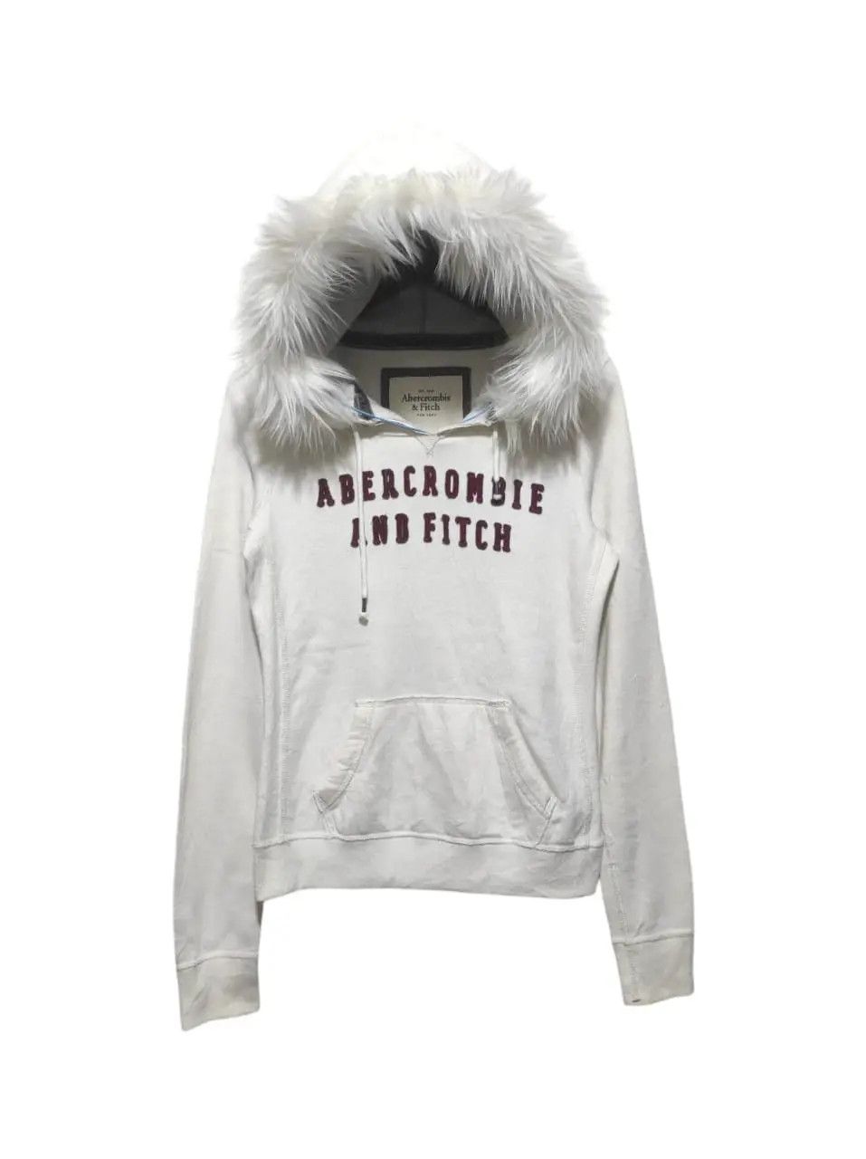Abercrombie & Fitch Abercrombie & Fitch White fur hoodie ifsix LGB style Size M / US 6-8 / IT 42-44 - 1 Thumbnail