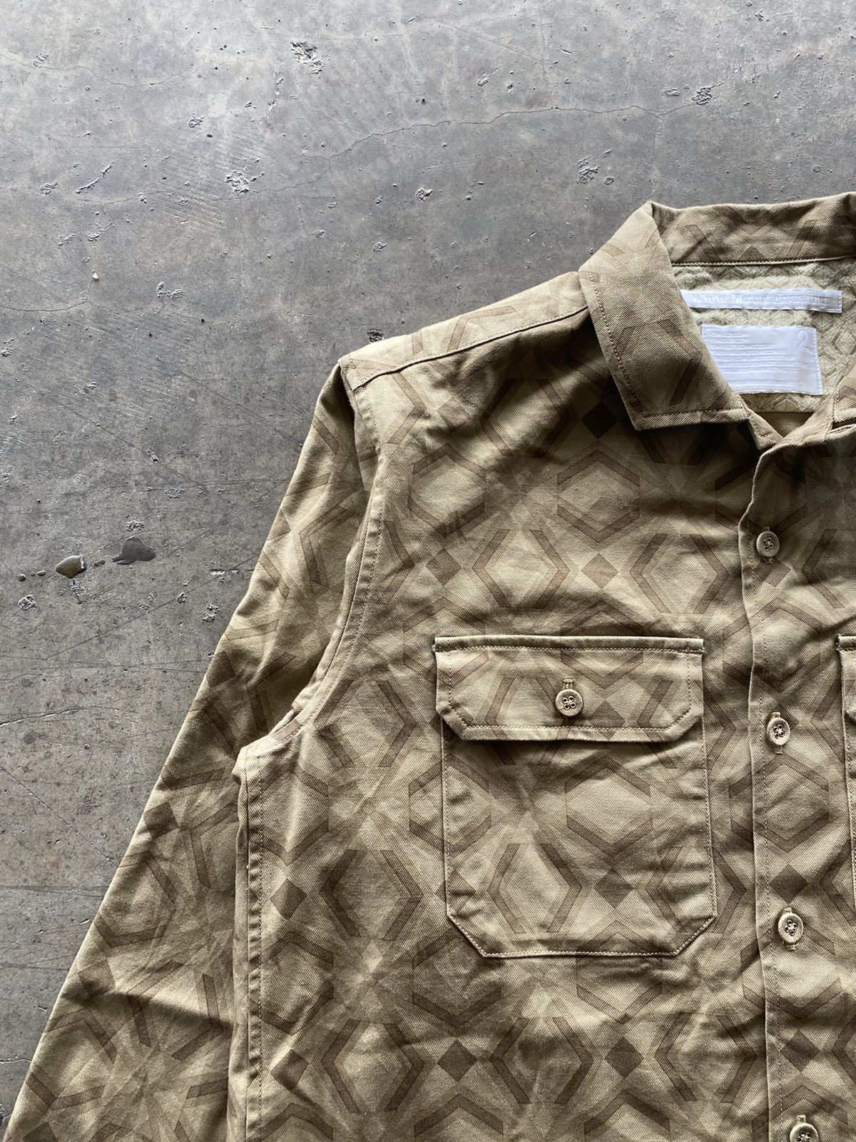 White Mountaineering White Mountaineering Pattern Shirt Size US M / EU 48-50 / 2 - 4 Thumbnail