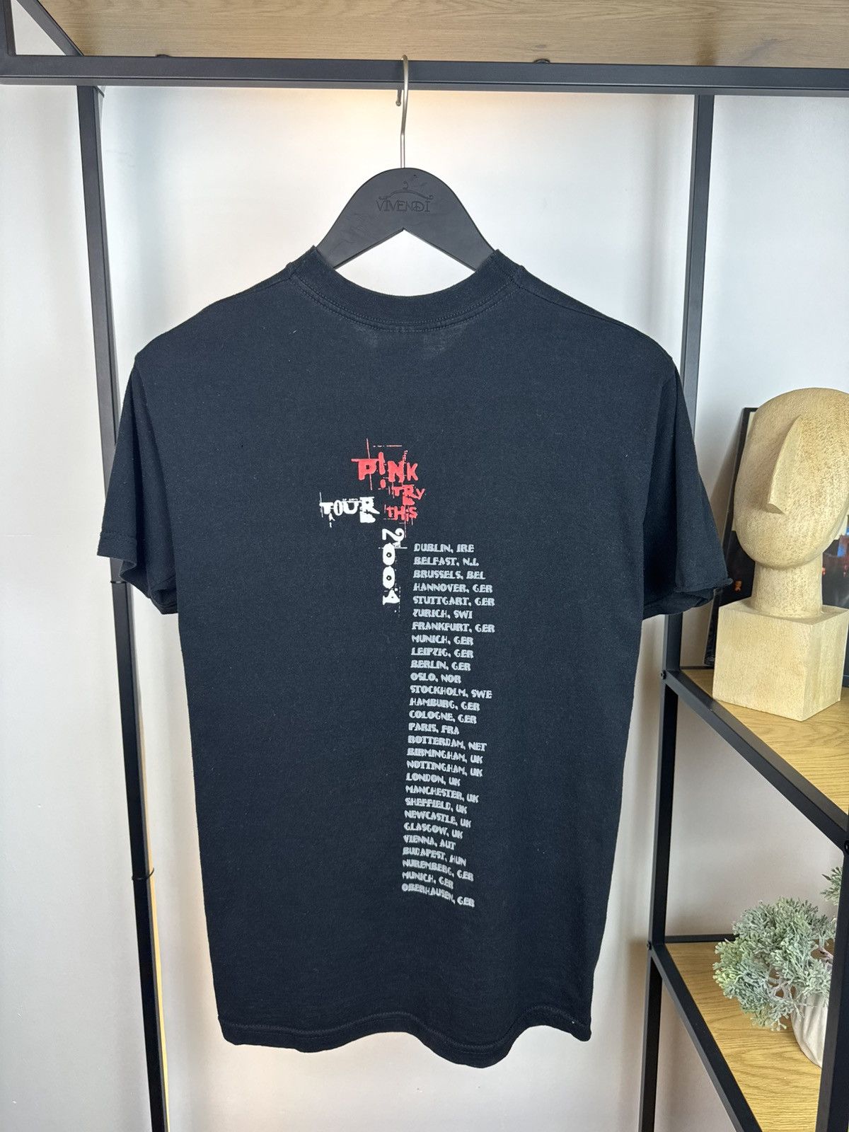 Band Tees × Vintage Vintage PINK TRY THIS SINGER FADED rock tour tee band 00s Size US S / EU 44-46 / 1 - 10 Thumbnail