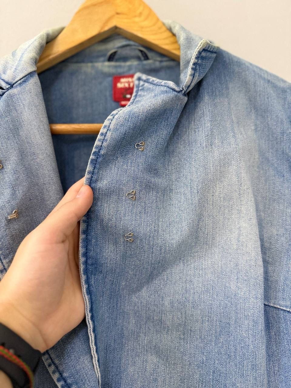 Miss Sixty Miss Sixty Vintage Racer Moto Y2K Denim Jacket Size M / US 6-8 / IT 42-44 - 8 Thumbnail
