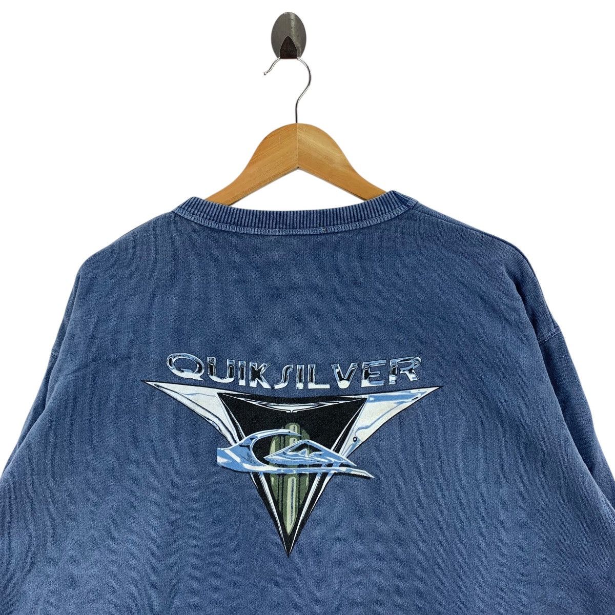 Quiksilver Vintage 90s QUIKSILVER SKATEBOARD Surfboard Surf Sweatshirt Size US L / EU 52-54 / 3 - 2 Thumbnail