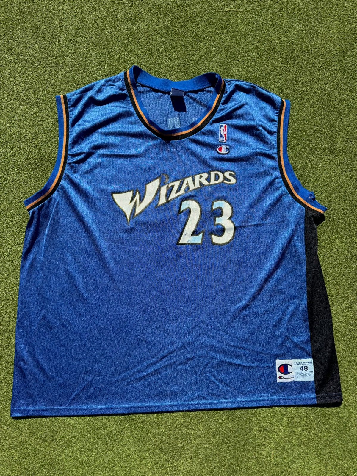 Champion × Vintage Washington Wizards Jordan Champion Vintage NBA Jersey Size US XL / EU 56 / 4 - 2 Thumbnail