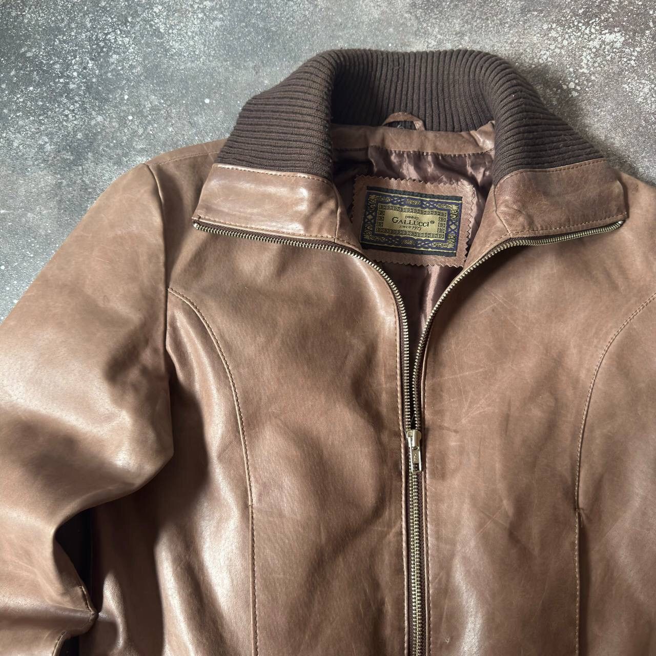 Japanese Brand Amazing Vintage Brown Leather Jacket Size M / US 6-8 / IT 42-44 - 3 Thumbnail