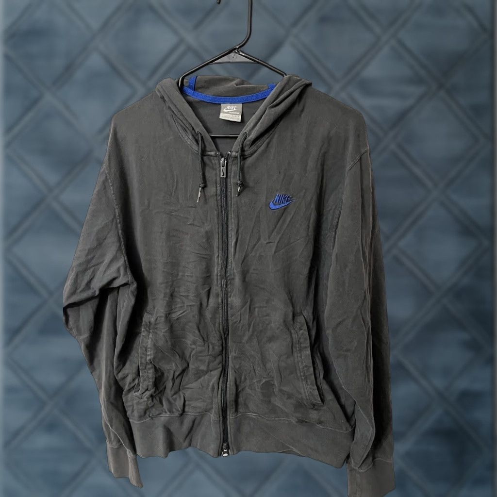 Nike Nike Fleece Full Zip Hoodie Gray Jacket M Size US M / EU 48-50 / 2 - 1 Thumbnail