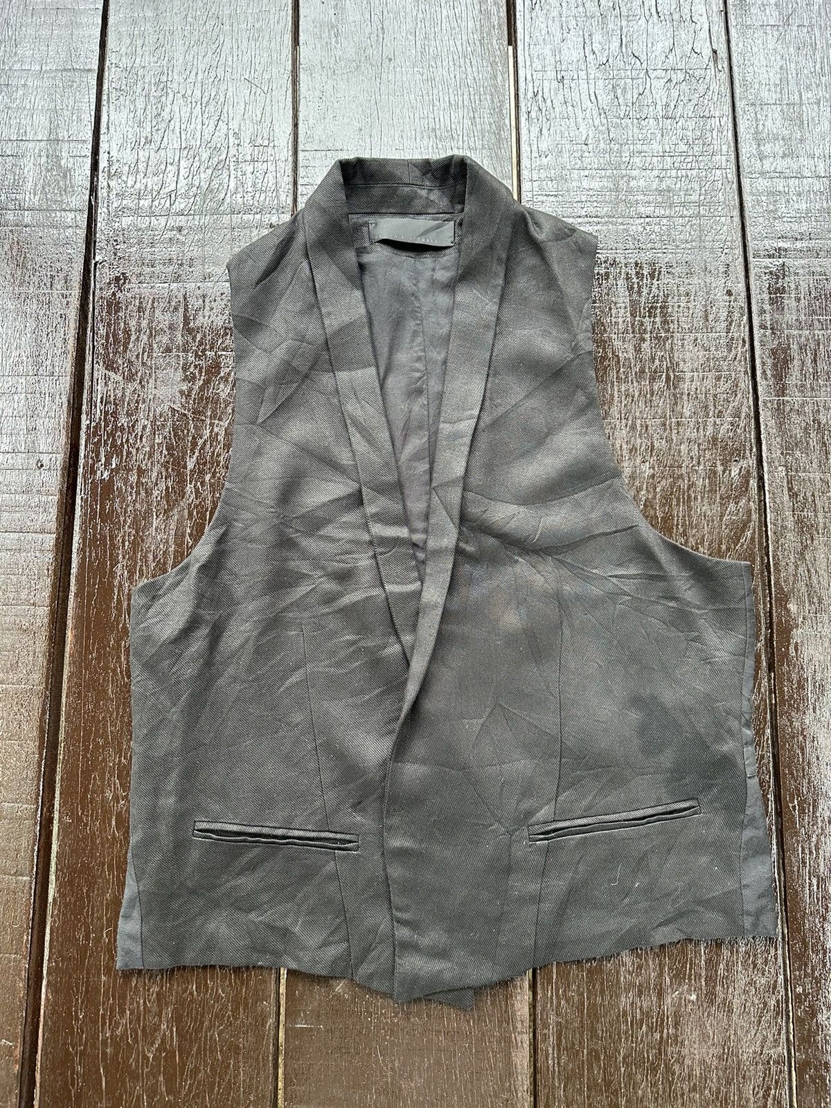 トップス Haider Ackermann 16ss Cargo Vest Haider Ackermann Haider Ackermann 16ss military multi pocket
