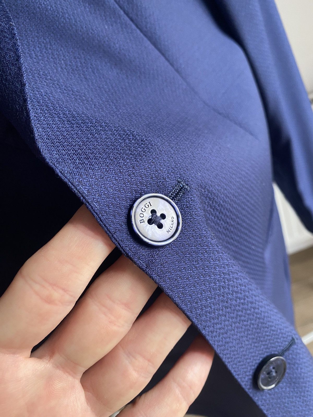 Boggi Boggi 100% Wool Blazer Two Buttons Size 44R - 6 Thumbnail