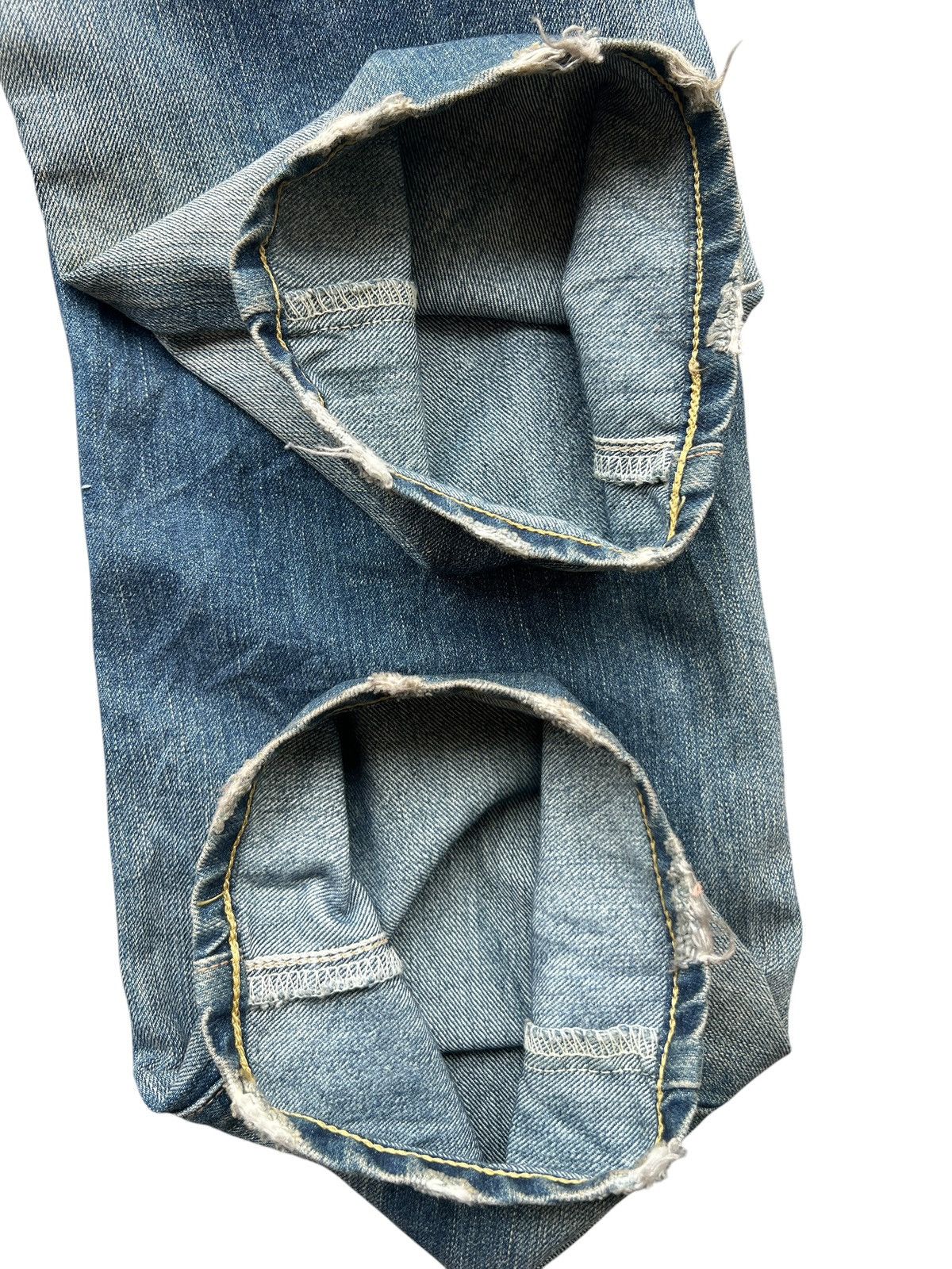 Edwin Vintage Edwin Function Distressed Denim Jeans 35x34 Size US 35 - 6 Thumbnail
